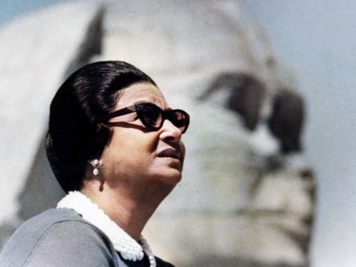 Umm Kulthum performing in 1969